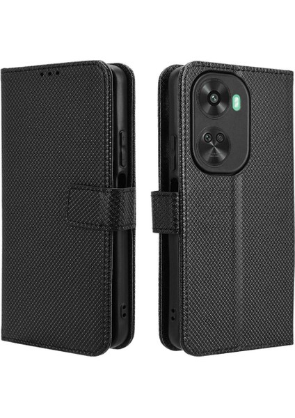 Huawei Nova 11 Se Için Kılıf Kapak Manyetik Cüzdan Kickstand Kart Tutucu (Yurt Dışından)