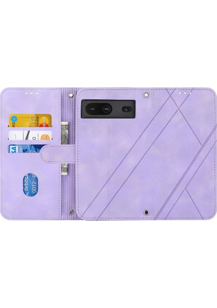 Google Pixel 7 Pro Kickstand Pu Deri Kapak Için Filp Durumda El Cüzdan (Yurt Dışından)