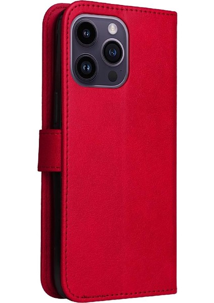 Iphone 15 Için Flip Case Pro Max Iş Cüzdan Telefon Kılıfı Yüksek Kalite (Yurt Dışından)