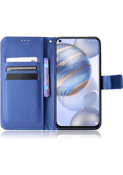 Oukitel C21 Kickstand Kart Tutucu Manyetik Cüzdan Kapak Için Kılıf (Yurt Dışından) fırsatları