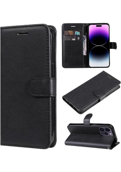 Iphone 15 Için Flip Case Pro Max Iş Cüzdan Telefon Kılıfı Yüksek Kalite (Yurt Dışından)