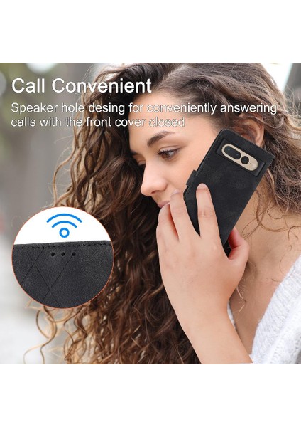 Google Pixel 8 El Cüzdan Kredi Kartı Tutucu Kickstand Pu Için Filp Durumda (Yurt Dışından)