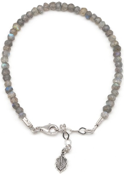 Labradorit Doğal Taş 925 Ayar Gümüş Bileklik fiyatları