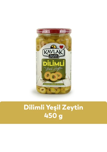 450 gr Yeşil Dilimli Zeytin