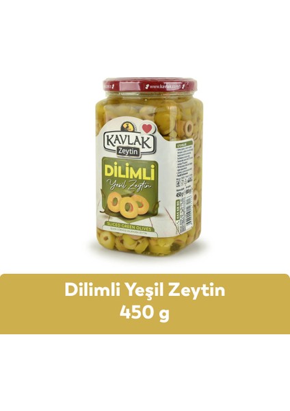 450 gr Yeşil Dilimli Zeytin