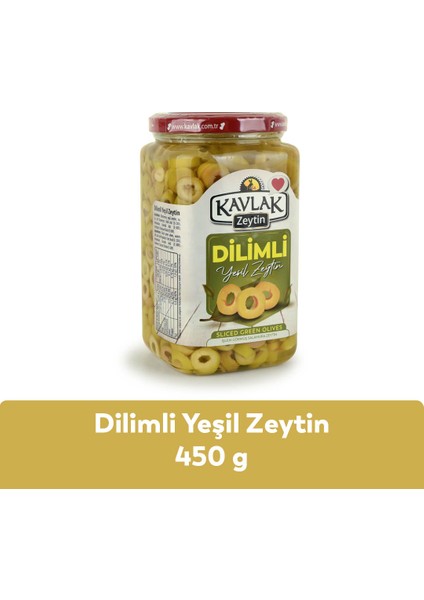 450 gr Yeşil Dilimli Zeytin