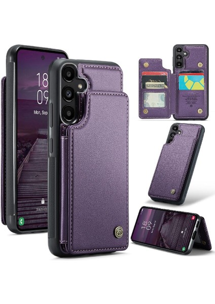 Samsung Galaxy Caseme 5g Pu Deri Ince Darbeye Dayanıklı Caseme Cüzdan Kılıf (Yurt Dışından)