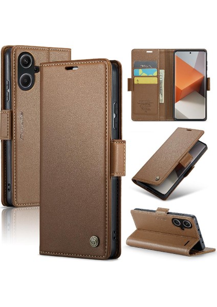 Xiaomi Redmi Not 13 Pro Artı Cüzdan Durumda Kart Yuvası Durumda (Yurt Dışından)