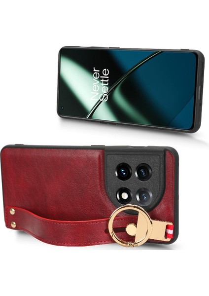 Oneplus 11R 5g Uyumluluk Premium Pu Deri Bilek Kayışı Için Kılıf (Yurt Dışından)