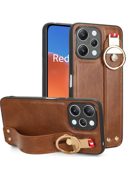 Xiaomi Redmi Için Kılıf 12 4g Uyumluluk Bilek Kayışı Premium Pu Deri (Yurt Dışından)
