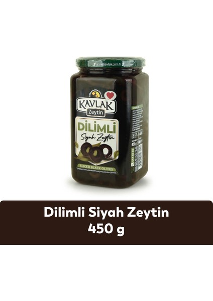 450 gr Siyah Dilimli Zeytin