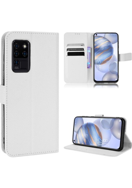 Oukitel C21 Kickstand Kart Tutucu Manyetik Cüzdan Kapak Için Kılıf (Yurt Dışından)