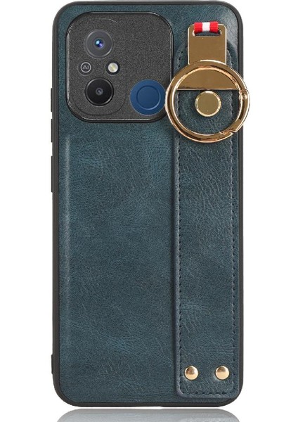 Xiaomi Redmi 12C Uyumluluk Bilek Kayışı Premium Pu Deri Için Kılıf (Yurt Dışından)