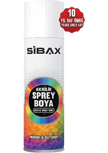 250 ml Akrilik Sprey Boya Mat Siyah ( RAL9005 )