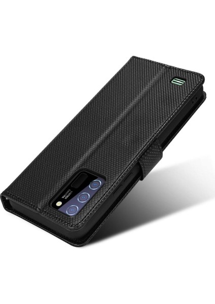 Oukitel C25 Manyetik Cüzdan Kapak Için Kılıf Kickstand Kart Tutucu (Yurt Dışından)