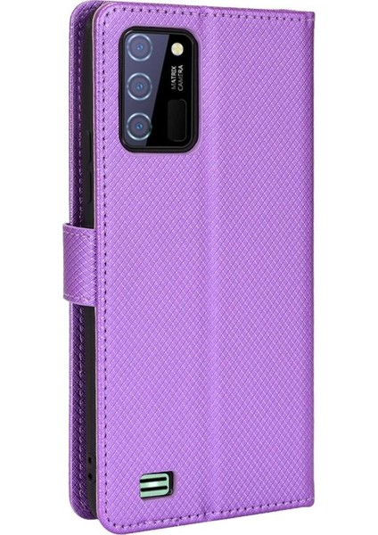 Oukitel C25 Manyetik Cüzdan Kapak Için Kılıf Kickstand Kart Tutucu (Yurt Dışından)