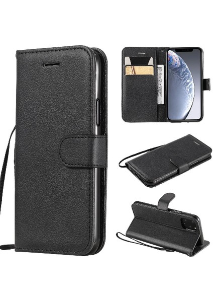 Kart Yuvası ile iphone 11 Pro Iş Cüzdan Telefon Kılıfı Için Flip Case Yüksek (Yurt Dışından)