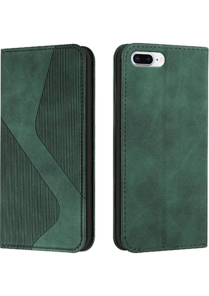 IPhone IPhone 6 Için Kılıf Artı/6s Artı Kart Yuvaları Tutucu Pu Deri Folio (Yurt Dışından)
