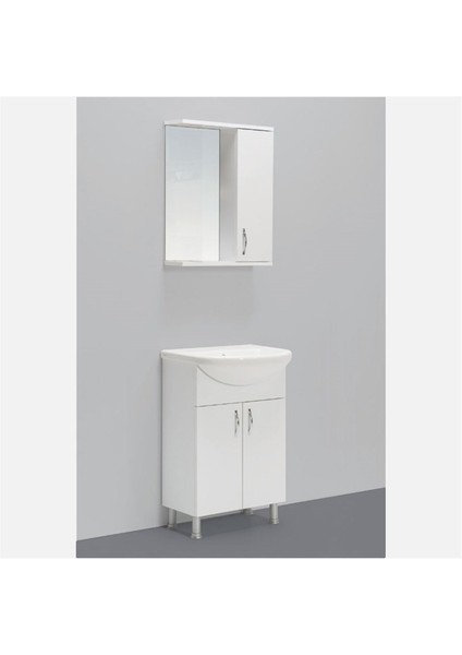 Clara Beyaz Banyo Dolabı 65 cm