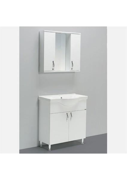 Clara Beyaz Banyo Dolabı 80 cm