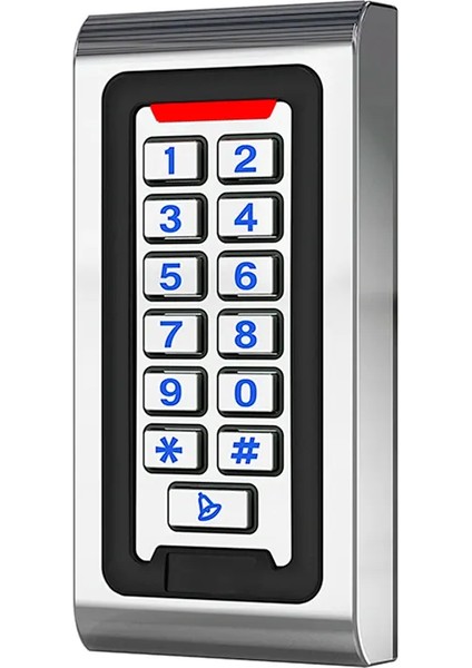 SP-350 Mifare (13.56 Mhz) Dış Ortam Metal Şifre Kart Okuyucu