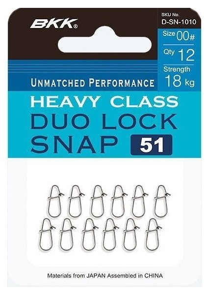 Duolock Snap-51 Klips 3  Set