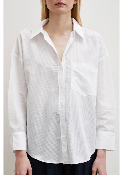 Klasik Pamuklu Gömlek Beyaz fiyatları