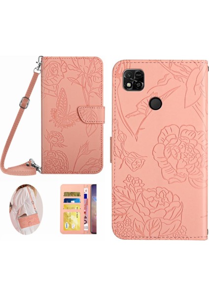 Xiaomi Redmi 10A Telefon Kılıfı Için Yumuşak Pu Deri Kılıf Kart Tutucu ve (Yurt Dışından)