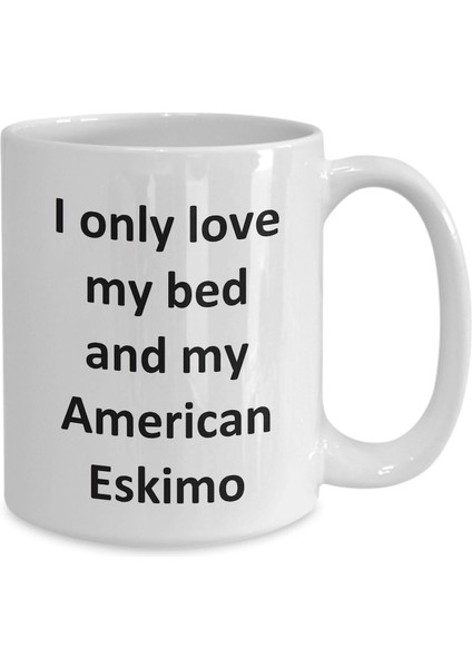 Komik Amerikan Eskimo Kupa - Amerikan Eskimo Köpek Kahve Fincanı - Ingilizce Kahve Kupa Bardak