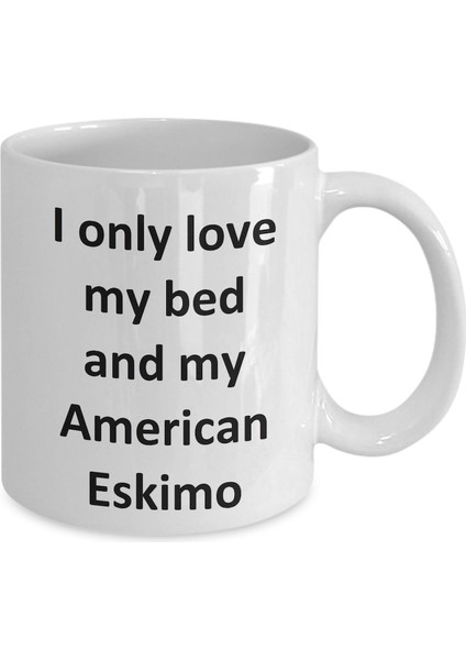 Komik Amerikan Eskimo Kupa - Amerikan Eskimo Köpek Kahve Fincanı - Ingilizce Kahve Kupa Bardak