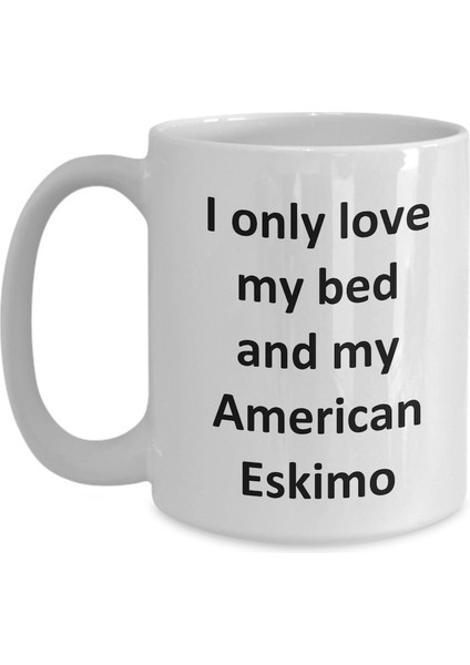 Komik Amerikan Eskimo Kupa - Amerikan Eskimo Köpek Kahve Fincanı - Ingilizce Kahve Kupa Bardak