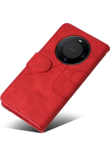Huawei Mate 60 Pro Iki Renkli Dikiş Kickstand Koruyucu Pu (Yurt Dışından) indirimleri
