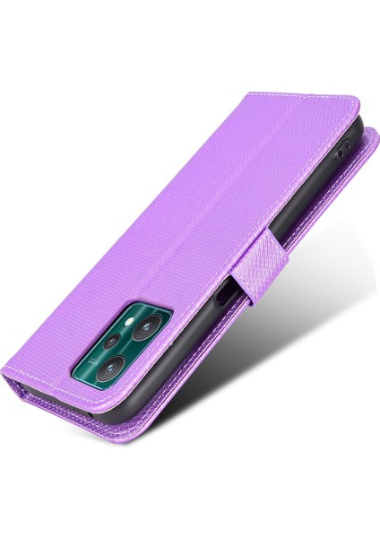 Realme 9 Pro Kickstand Kart Tutucu Manyetik Cüzdan Kapak Için Kılıf (Yurt Dışından)