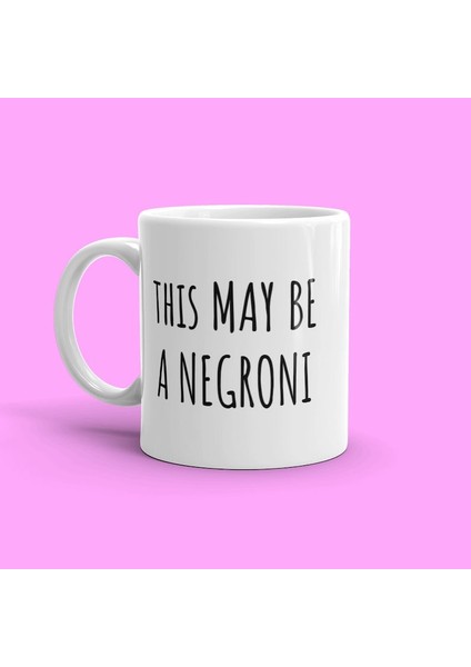 Komik Alkol Kupa, Negroni Kupa, Negroni Içene Hediye, Negroni Hediye, Ba, Ingilizce Kupa Bardak