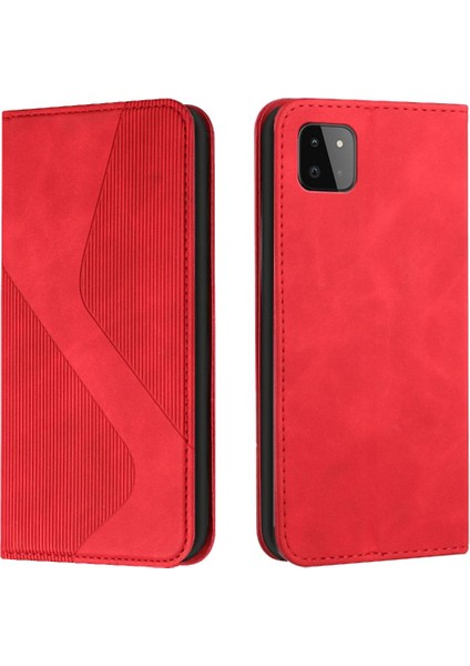 Samsung Galaxy A22 5g Kart Yuvaları Tutucu Cüzdan Kickstand Manyetik (Yurt Dışından)