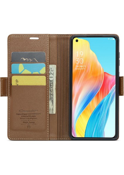 Oppo A78 4g Cüzdan Kılıf Anti Dolandırıcılık Darbeye Vaka Kartı Için Caseme Durumda (Yurt Dışından) indirimleri