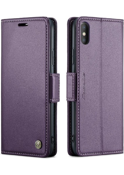 IPhone X/xs Kickstand Darbeye Dayanıklı Durumda Kart Yuvası Cüzdan (Yurt Dışından)