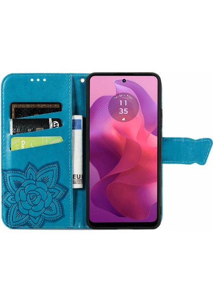 Motorola Moto G24 Kelebek Cüzdan Iş Kanat Çok Renkli (Yurt Dışından) fiyatları