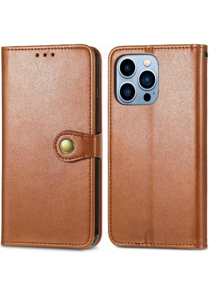 IPhone 13 Için Kılıf Pro Max Cüzdan Fonksiyonu Moda Tasarımı Zarif Flip (Yurt Dışından)