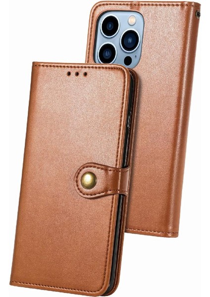 IPhone 13 Için Kılıf Pro Max Cüzdan Fonksiyonu Moda Tasarımı Zarif Flip (Yurt Dışından)