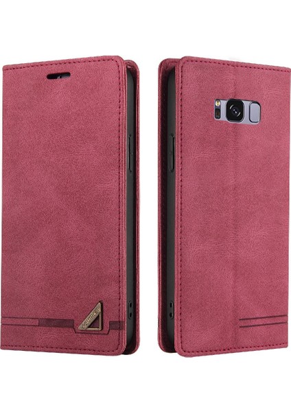 Samsung Galaxy S8 Kickstand Premium Deri Premium Deri Kılıf (Yurt Dışından)