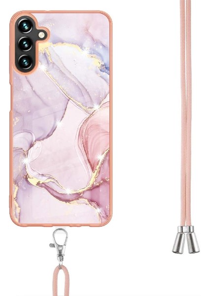 Samsung Galaxy A54 5g Için Crossbody Kordon Askısı Mermer Tampon Yumuşak (Yurt Dışından) fiyatları