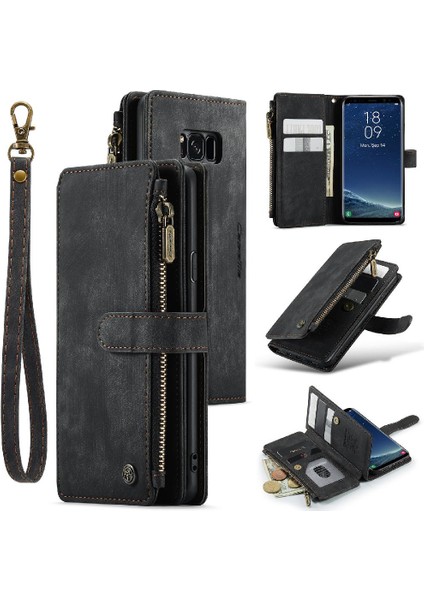 Samsung Galaxy S8 Caseme Durumda Kart Kartı ile Kadın Erkek Için Cüzdan Kılıf (Yurt Dışından)