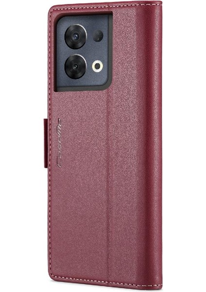Oppo Caseme 8 Pro 5g Anti Dolandırıcılık Cüzdan Durumda Kart Yuvası Durumda (Yurt Dışından)