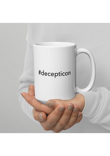 Etiket Hashtag Decepticon - #decepticon - Beyaz Parlak Kupa - Ingilizce Kahve Kupa fiyatları