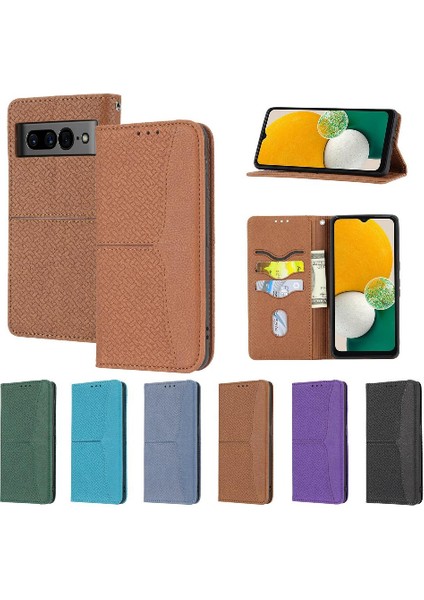 Google Piksel 7 Pro Kredi Kartı Tutucu Flip Için Kılıf Folio Kitap El Cüzdan (Yurt Dışından)