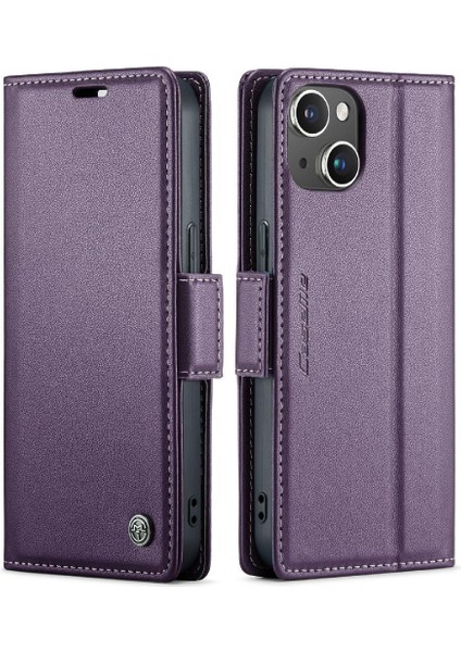 IPhone 15 Kart Yuvası Cüzdan Durumda Anti Dolandırıcılık Darbeye Vaka (Yurt Dışından)