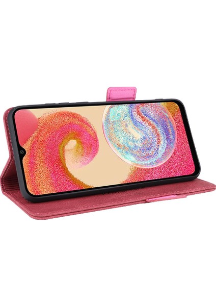 Kart Tutucu Kickstand Koruyucu Kapak ile Samsung Galaxy A04E Için Kılıf (Yurt Dışından) modelleri