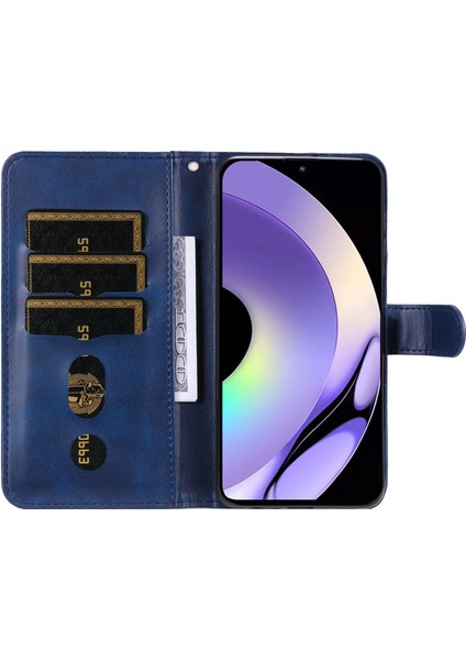 Ile Uyumlu Realme 10 Pro 5g Moda Fermuar Çevirme Deri Telefon Kılıfı Kart Tutuculu Manyetik Cüzdan Telefon Kılıfı (Yurt Dışından) indirimleri
