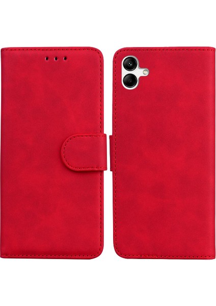 Samsung Galaxy F04 Kart Yuvası Manyetik Standı Tutucu Premium Için Flip Case (Yurt Dışından)